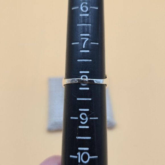 Size 8 Sterling Silver Unique Marcasite Stones Band Ring A5305 - Picture 6 of 8